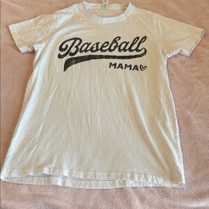 Baseball Mama Women's Short Sleeve Tee - White